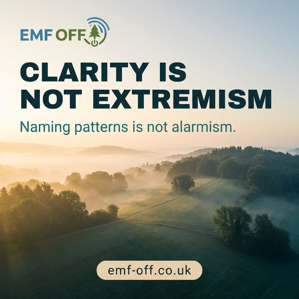 Some people get sick in modern wireless environments. And no one knows how to talk about it properly.